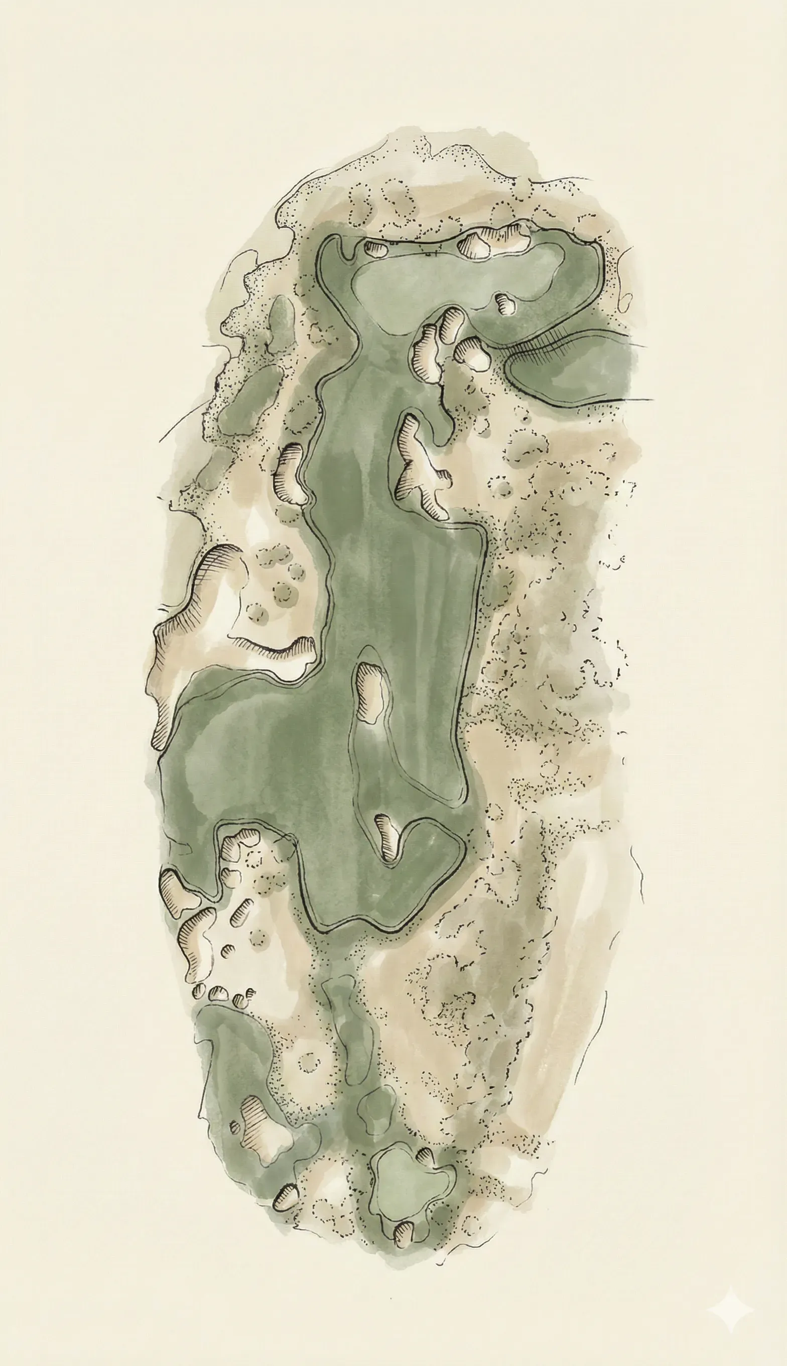 Hole 1 - Full View