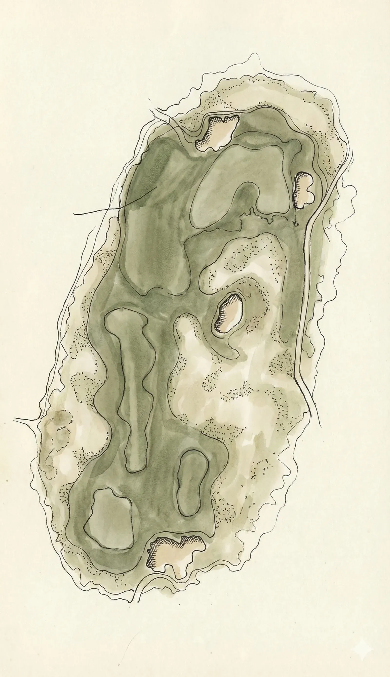 Hole 16 at Cabot Citrus Farms - Karoo